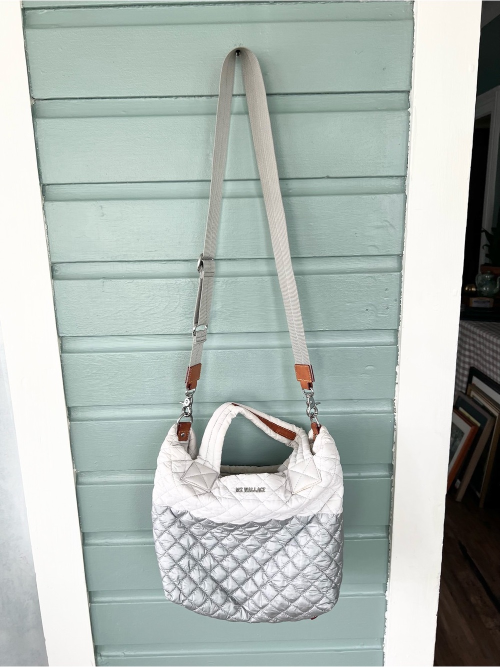 MZ Wallace Sutton tote crossbody satchel bag quilted every day casual fall